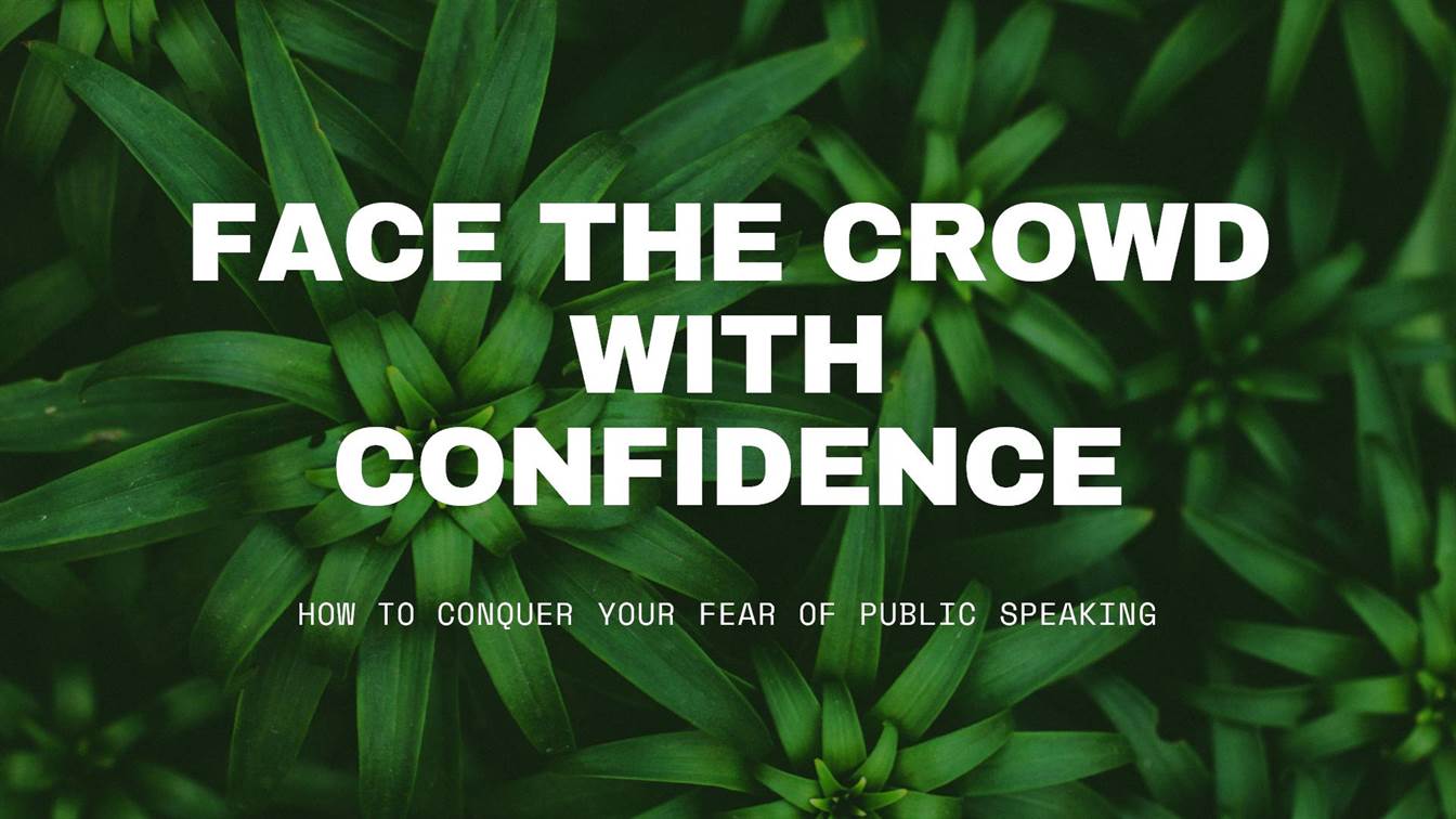 Face the Crowd with Confidence Free Powerpoint Template & Google Slide