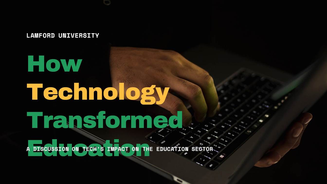 How Technology Transformed Education Free Powerpoint Template Google Slide Themes