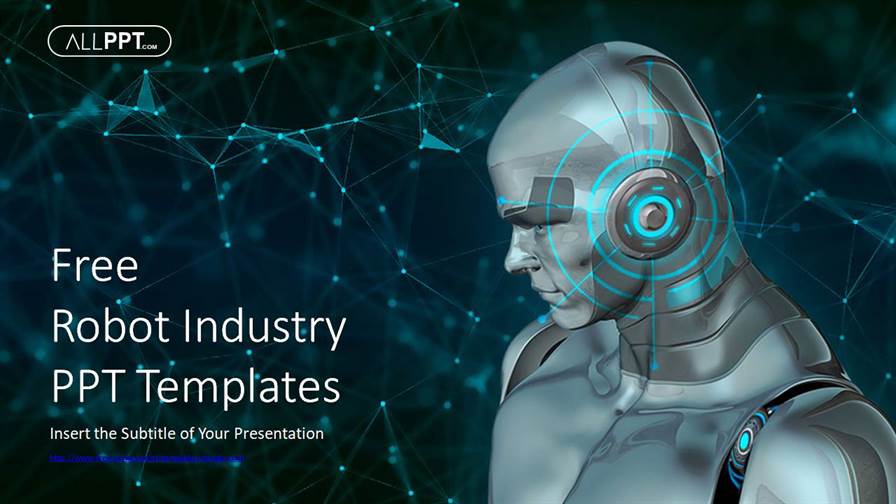 Humanoid Robot Industry PowerPoint Templates Free Powerpoint Template ...