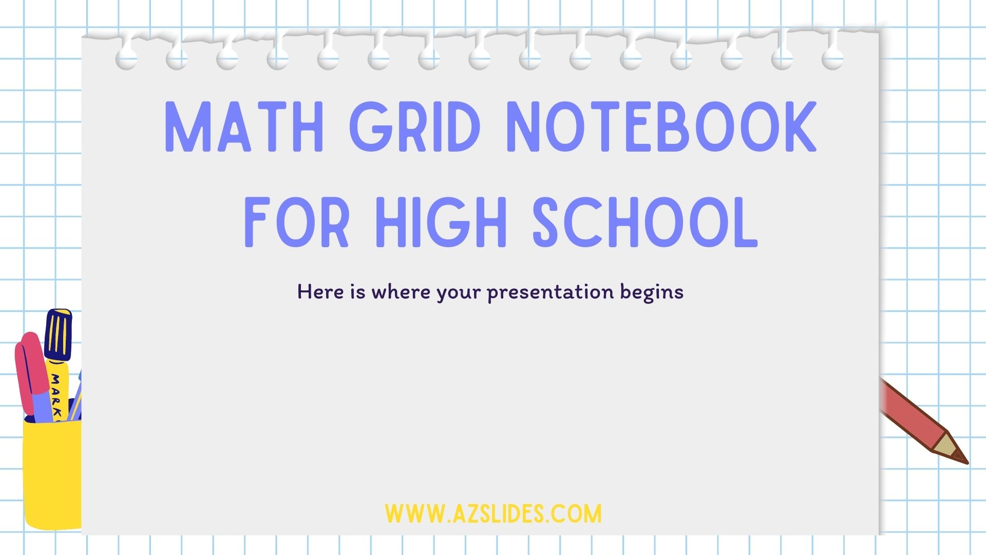 Math Grid Notebook Free Powerpoint Template Google Slide Themes Math Grid Notebook Free Powerpoint Template Google Slide Themes