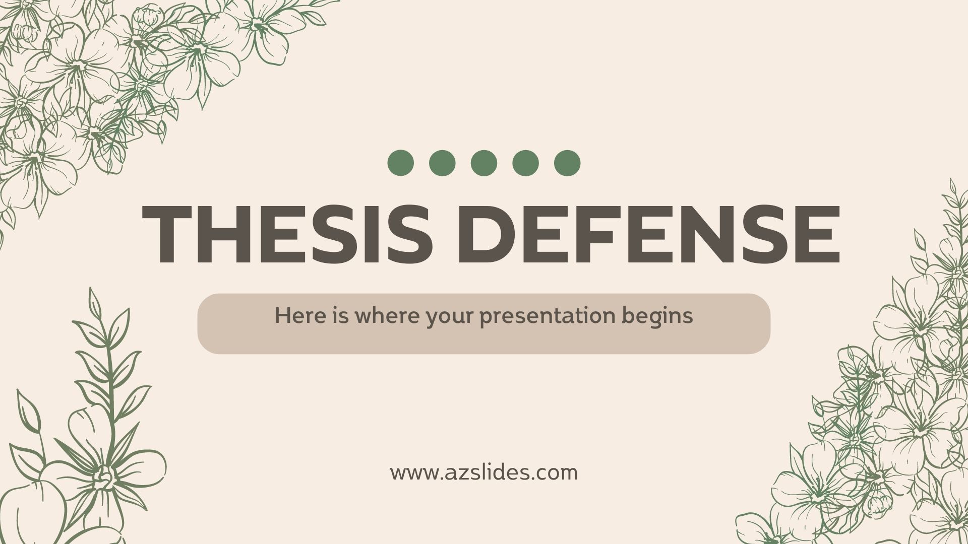 powerpoint templates thesis defense