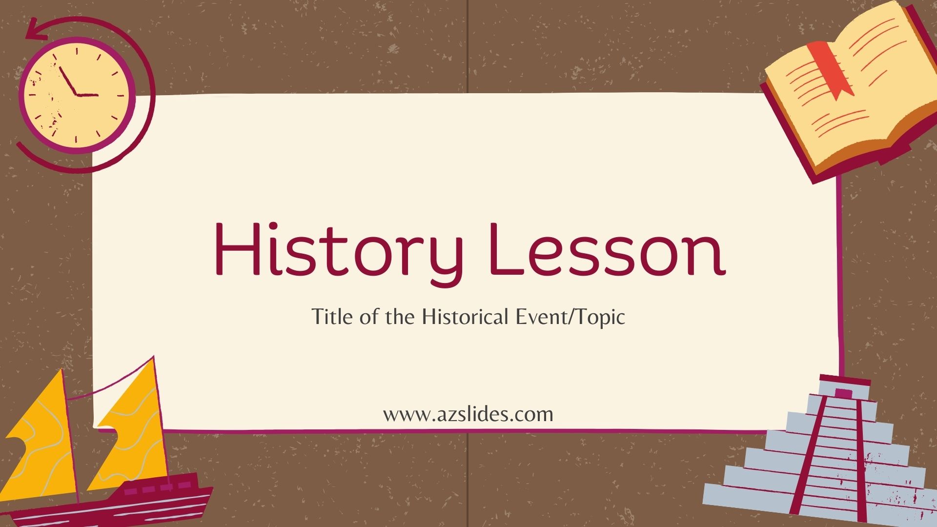 History Lesson Free Powerpoint Template & Google Slide Themes.