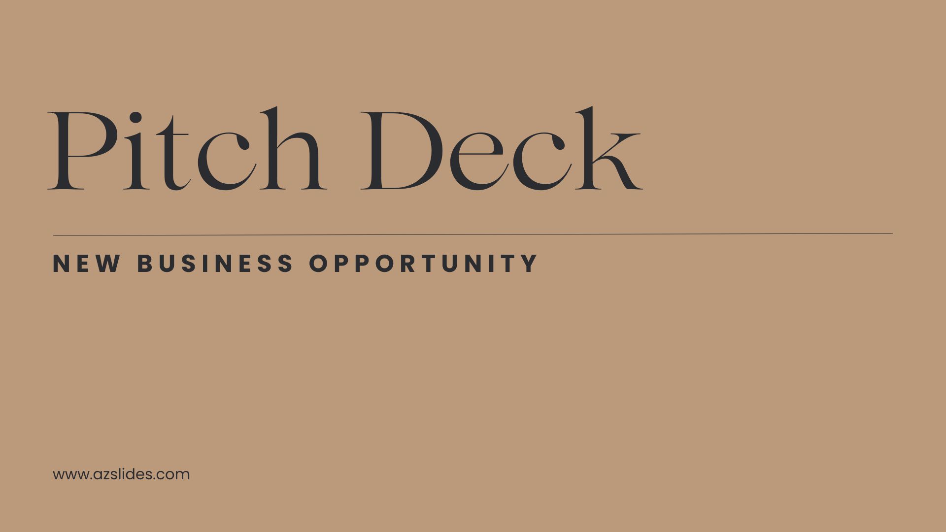 New Business Opportunity Pitch Deck Presentation Free Powerpoint ...