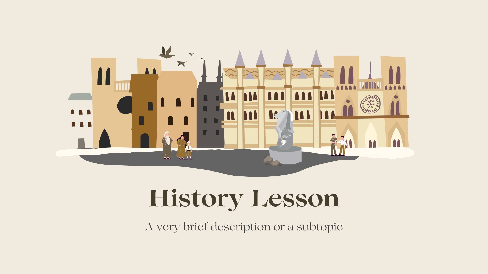History Lesson High School Education Presentation Free Powerpoint