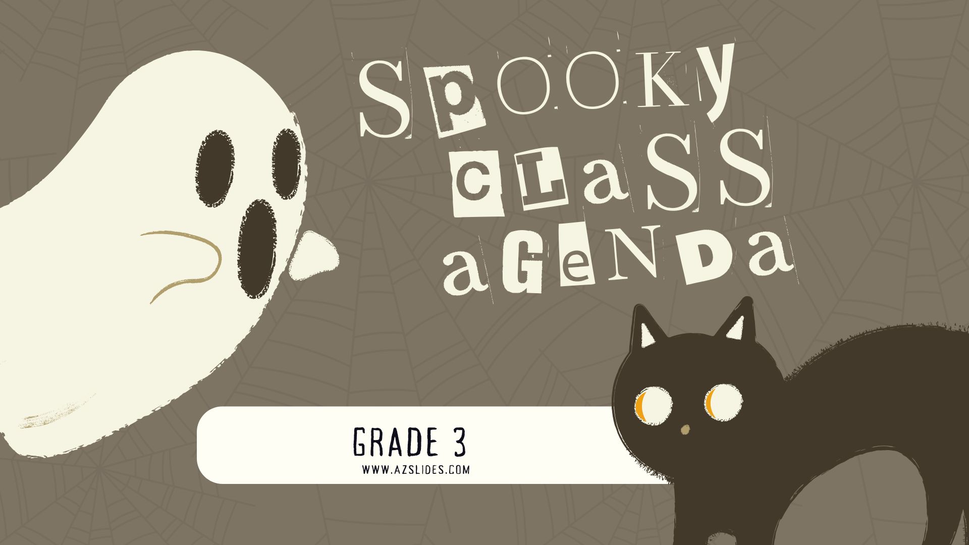 Halloween Spooky Class Agenda Presentation Free Powerpoint Template ...