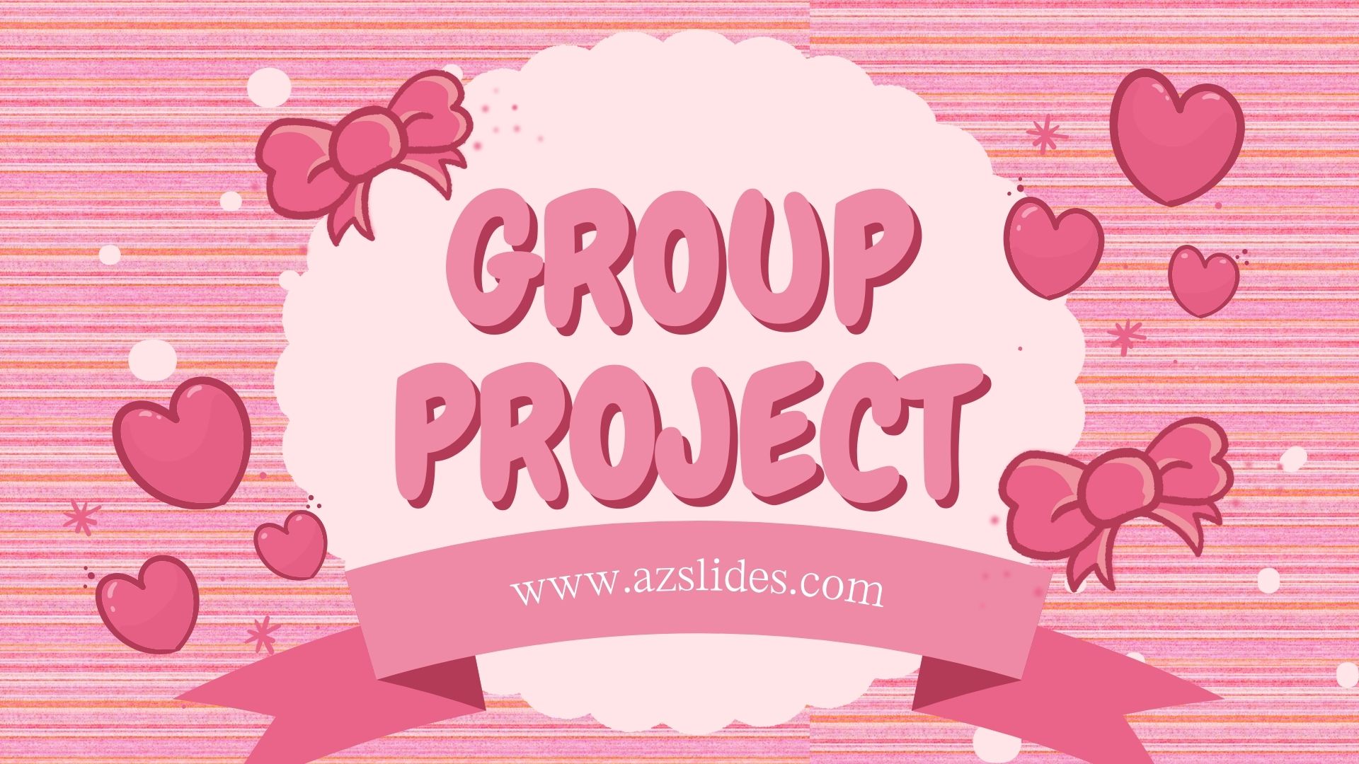 Pink Cute Aesthetic Group Project Presentation 2 Free Powerpoint templates and Google Slides themes