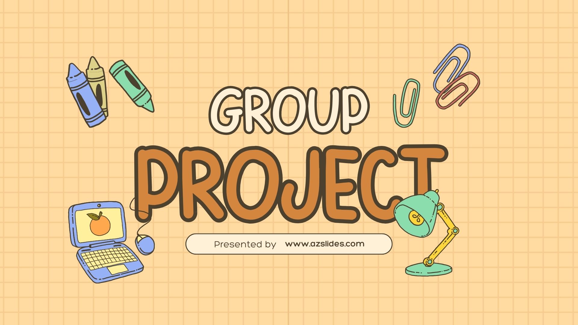 Yellow Illustrative Group Project Presentation 2 Free Powerpoint templates and Google Slides themes